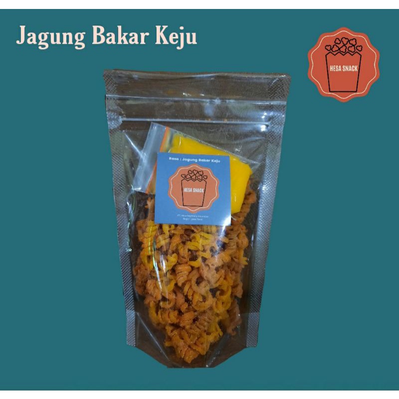 

Makaroni Saus Keju Kriuk Spiral Rasa Jagung Bakar