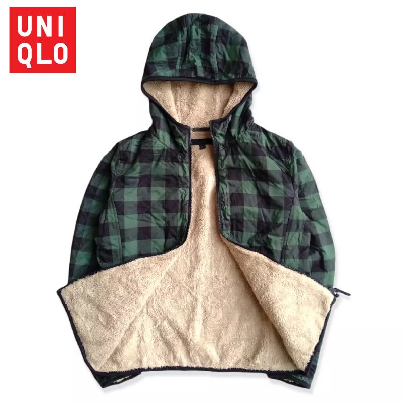 JAKET UNIQLO FLEECE SECOND ORIGINAL PRELOVED THRIFT JACKET BEKAS ORI SHERPA JAKET MURAH BORONGAN PRI