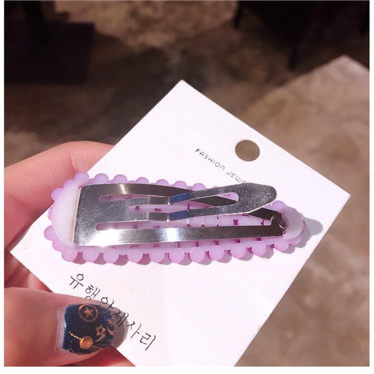 RSB JR161 Fashion Jepit Rambut Hairclip Warna-Warni Model Dengan Mutiara Gaya Korea Untuk Wanita