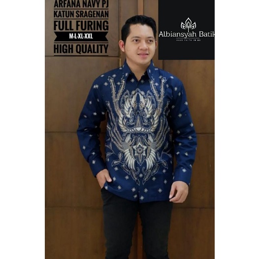 Kemeja Batik Pria Lengan Panjang,batik Solo Original Terbaru Kemeja Baju Batik Solo