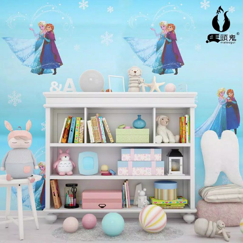 Wallpaper Dinding Motif Frozen 10x45cm