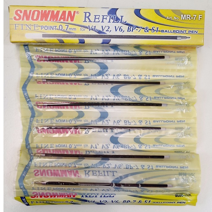 

Isi Pulpen Snowman Refill "Blue