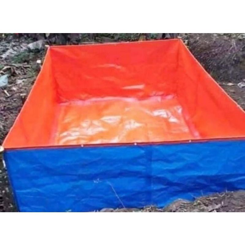 kolam terpal 200x100x50 A12 Tebal kolam ikan 2x1x50