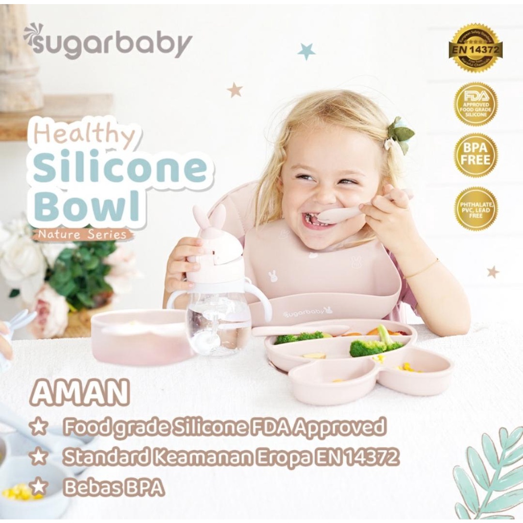 SUGARBABY HEALTHY SILICONE BOWL NATURE SERIES / SUGAR BABY