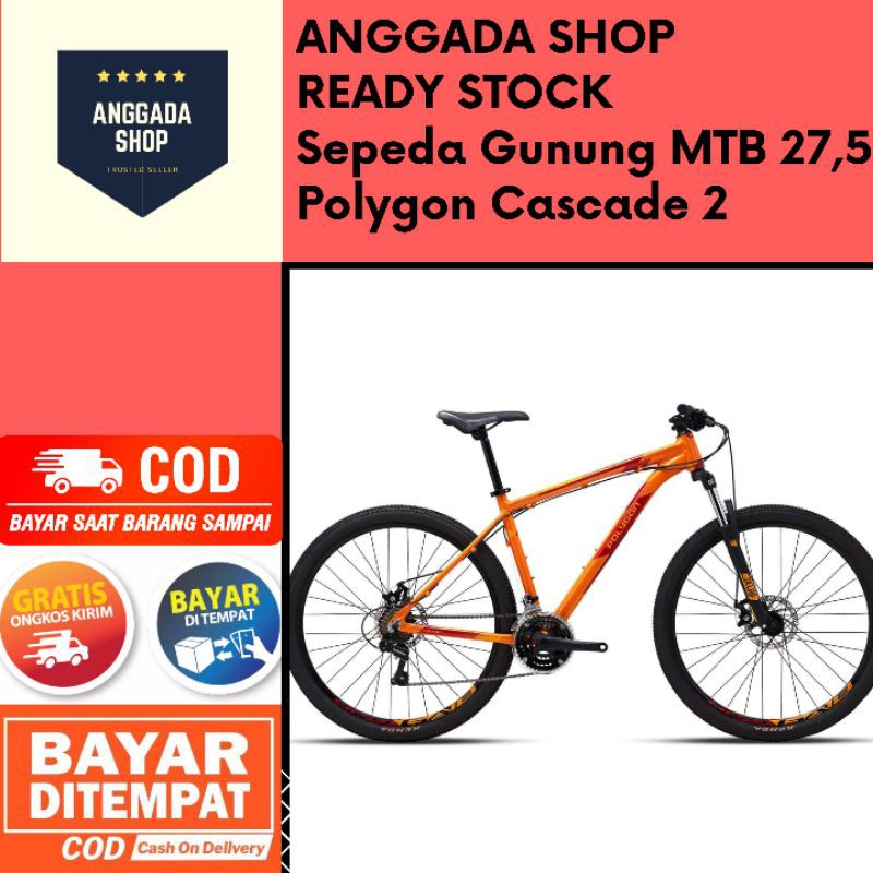 SEPEDA GUNUNG / SEPEDA MTB / SEPEDA POLYGON CASCADE 2 UKURAN M 27,5 NEW / MONARCH / PREMIER / XTRADA