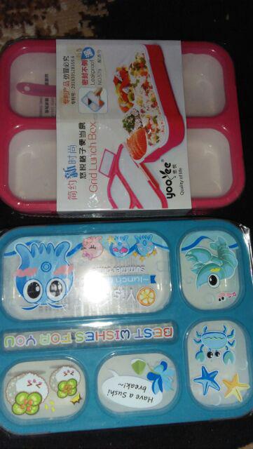 Yooyee Mini Kotak Makan Anti Tumpah