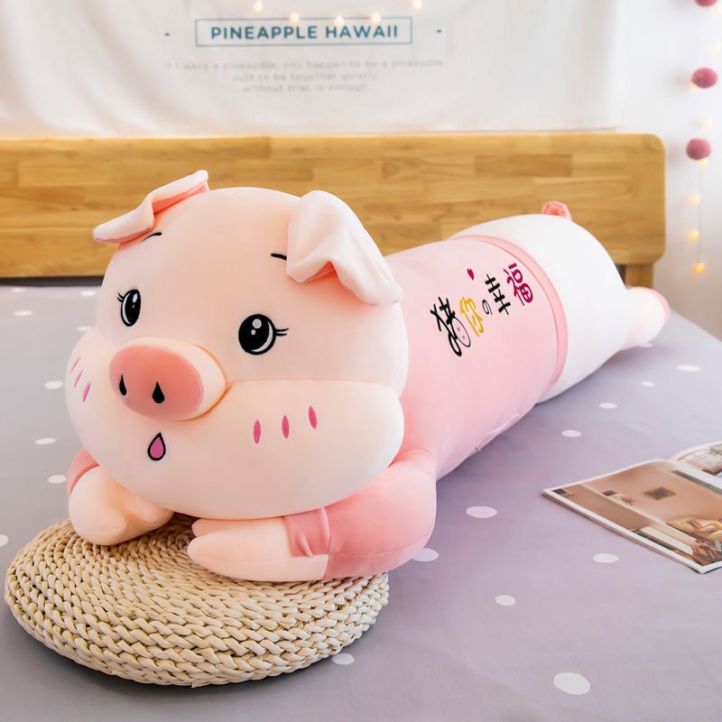 Guling Boneka Babi Guling Babi 90cm Gulign Babi Ulat Guling Pig New Hadiah Anak Boneka Anak