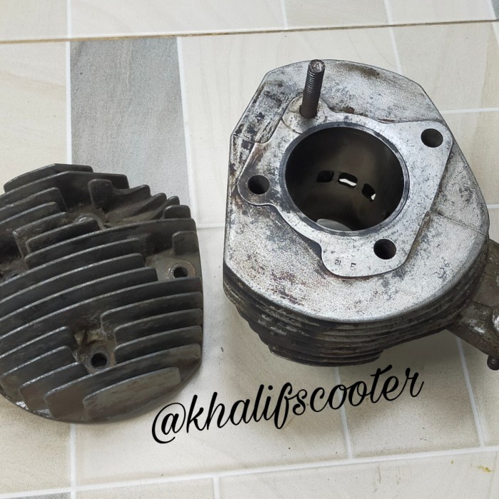 {duniastore} Blok vespa corsa Overbos dan silinder head Murah