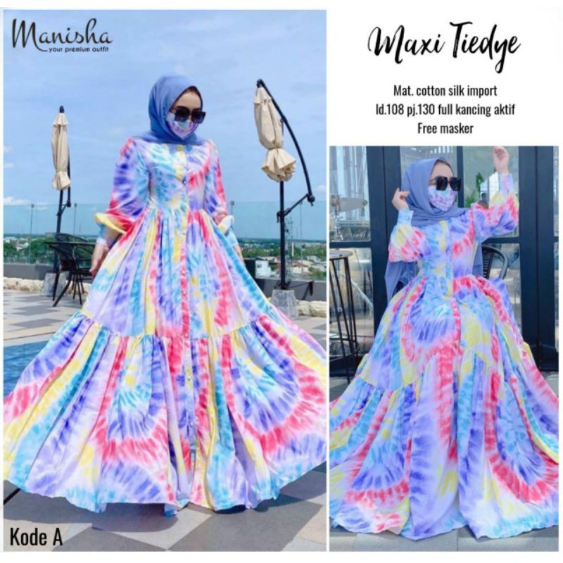 Gamis maxy tidie by Manisha