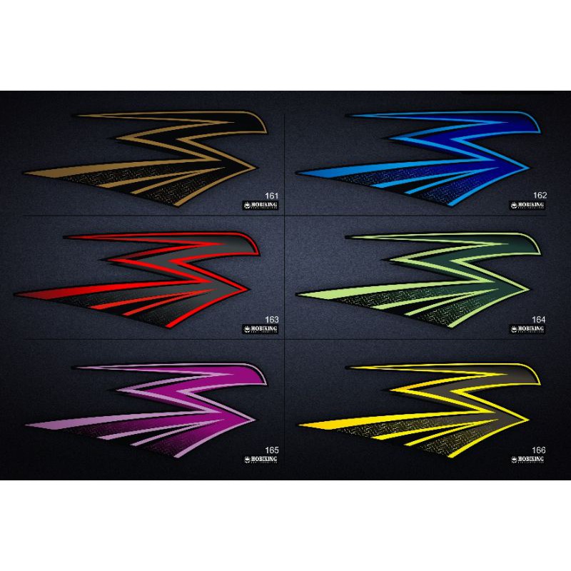 STRIPING RX KING CUSTOM PREMIUM STICKER RX KING