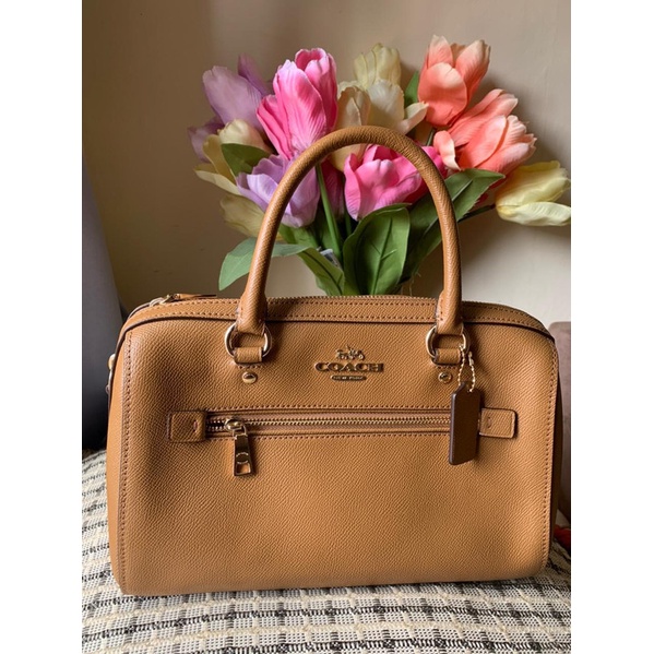 tas coach rowan satchel saddle