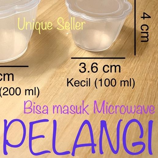 Cup Puding 100 ml isi 24 / Cup Puding 200 ml isi 24 / Cup Jelly Agar Pelangi / Cup Puding Kecil & Be
