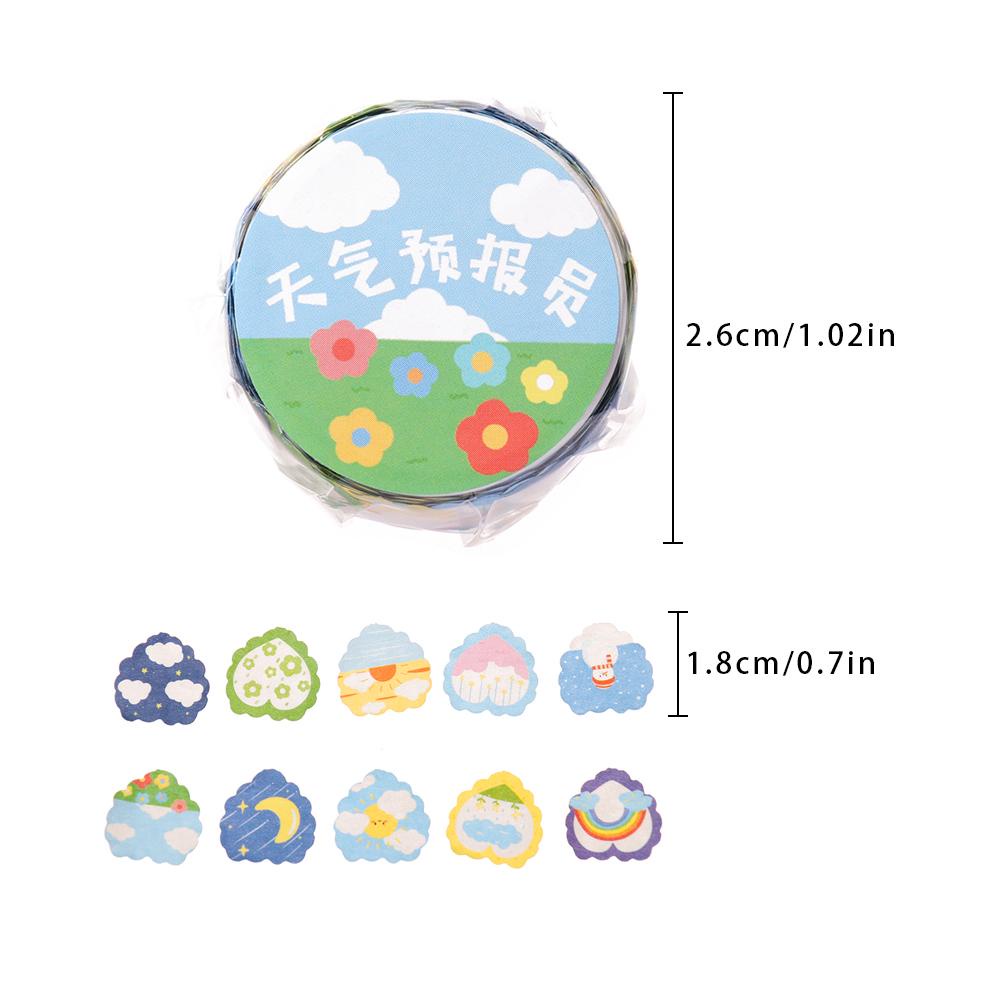 Top Washi Tape Tearable DIY Kawaii Stiker Scrapbooking Dekoratif