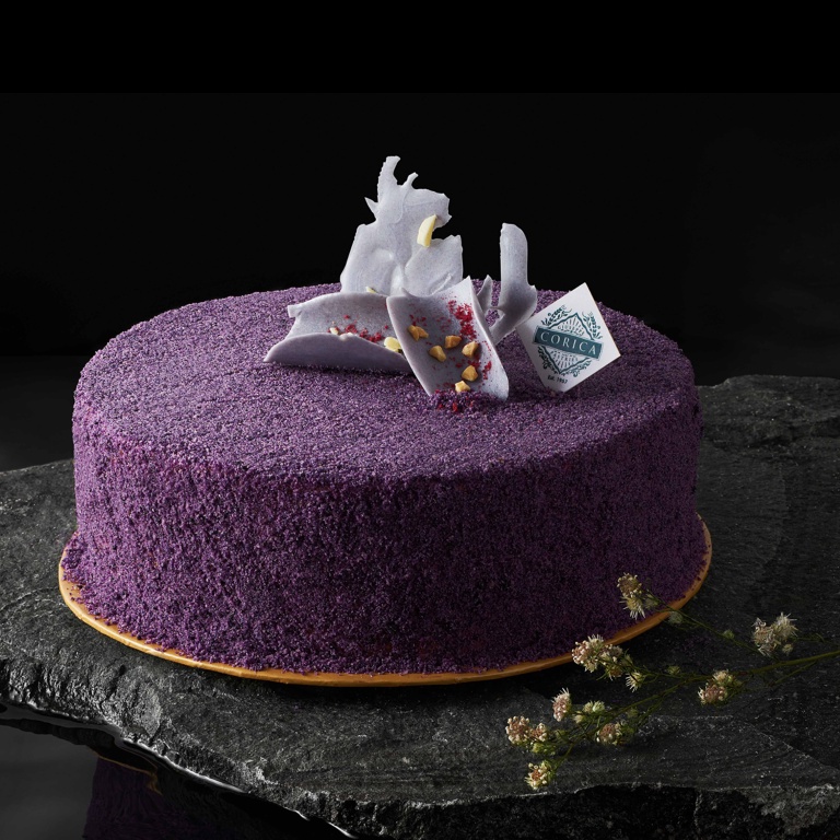 

Taro Cake - Whole - Corica Pastries