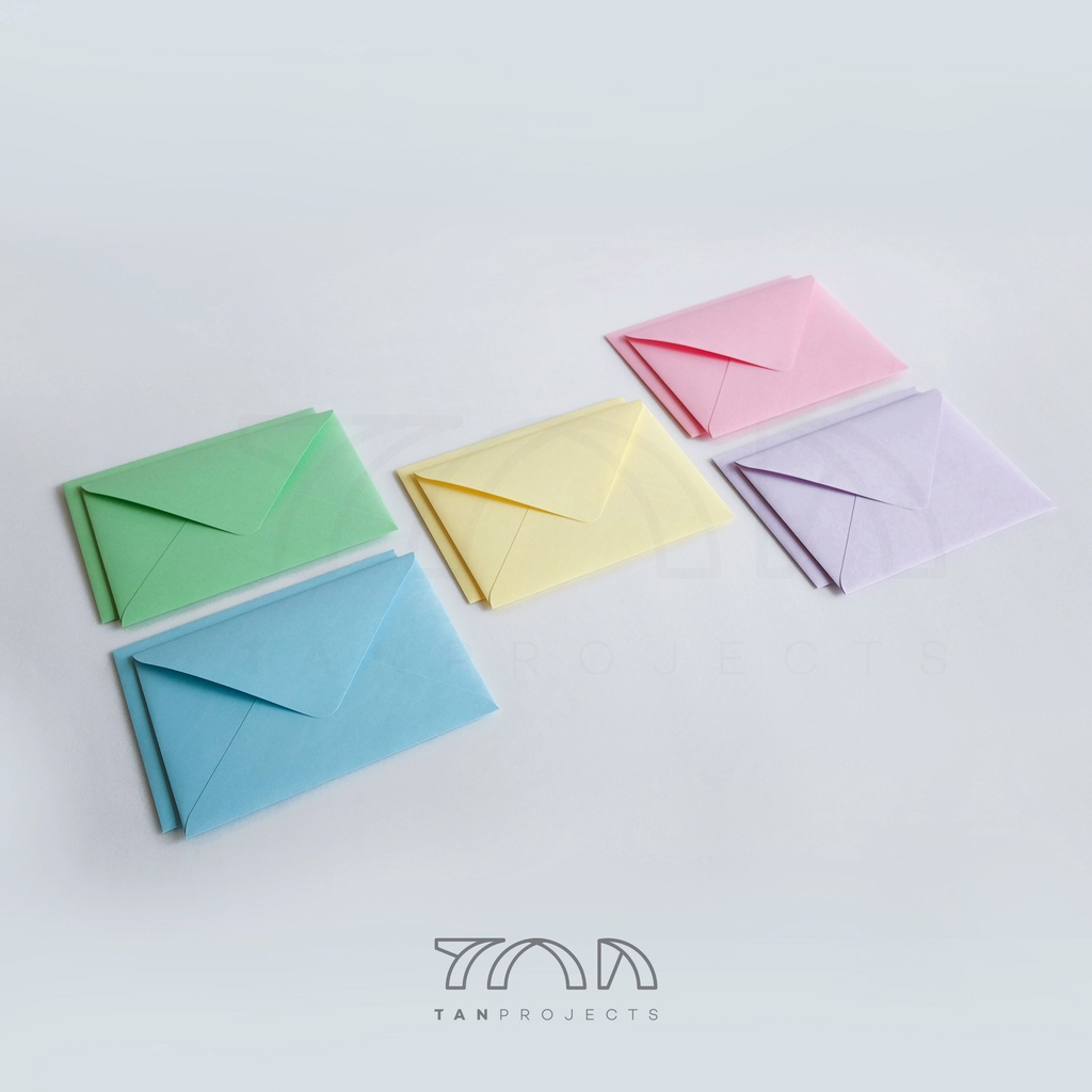 

1 set 10pcs Amplop Pastel / Mix Pastel Envelopes uk 11.4 x16.2cm