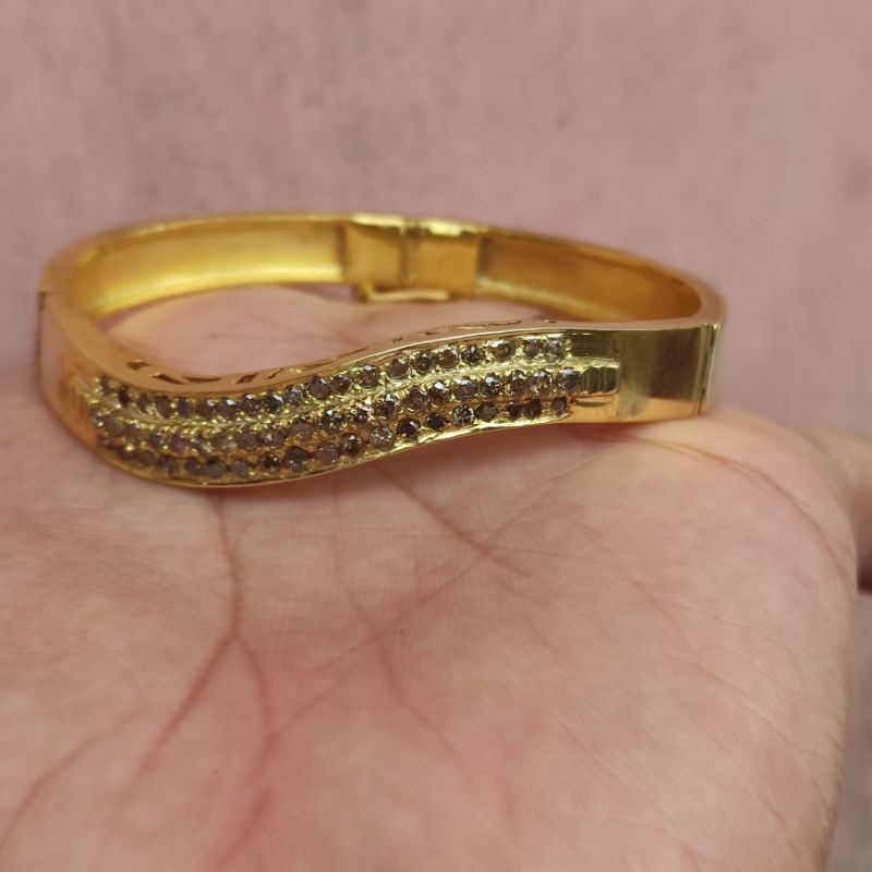 gelang perak berlian Eropa