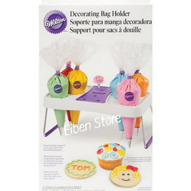

Wilton Decorating Bag Holder w/ Flower Nail Hole