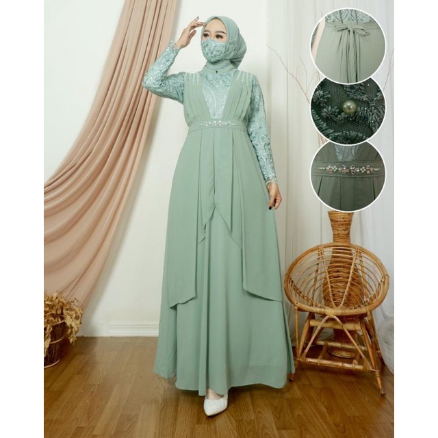 NEW REAL PICT GAMIS TULLE MODERN/GAMIS SABANA2/GAMIS TULLE MURAH