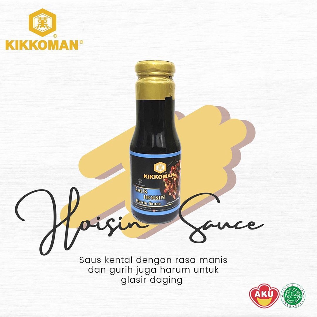 KIKKOMAN Hoisin Sauce Botol 300g Halal | Saus Hoisin