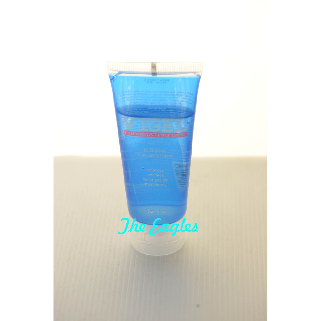 Lubricating gel VIGEL minyak pelumas 60gr pelembab alami tanpa warna bau larut air pelicin kondom