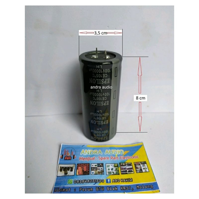 elco epsilon 10000uf 100v original