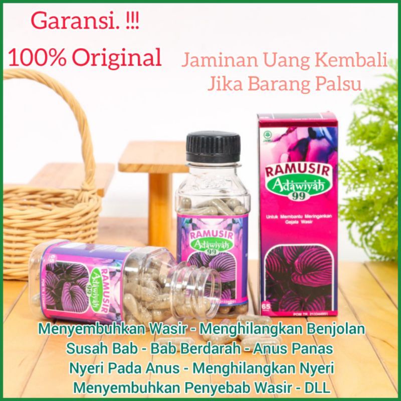 Ramusir Adawiyah 99 Original - Ramusir Obat Wasir - Obat Wasir Ambeien Ramusir Adawiyah Asli Origina