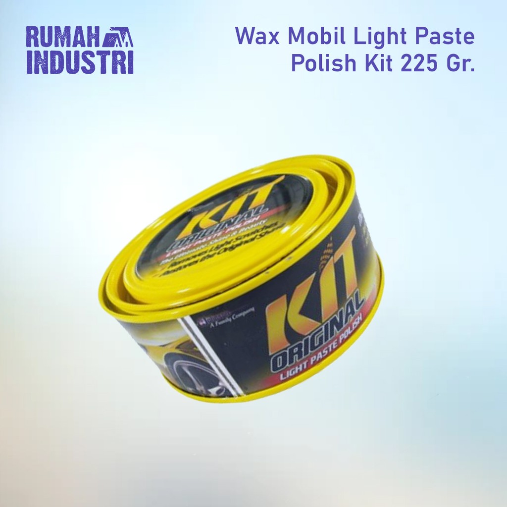 BAGUS Kompon Halus Pengkilap Mobil Paste Wax Kit Kuning 225 Gram