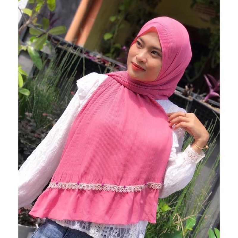 HIJAB PASHMINA PLISKET DUYUNG RENDA