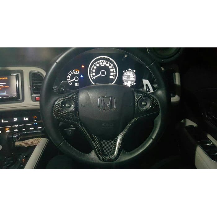 Promo Garnis Stir Honda HRV Carbon Kevlar/Cover Stir Honda HRV