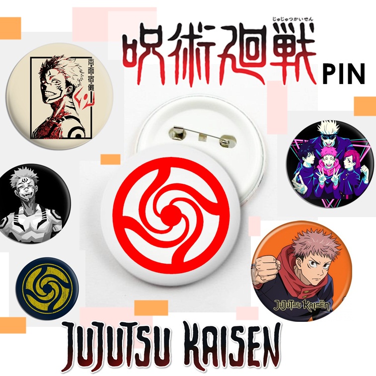 Pin Jujutsu Kaisen Anime Badge Custom