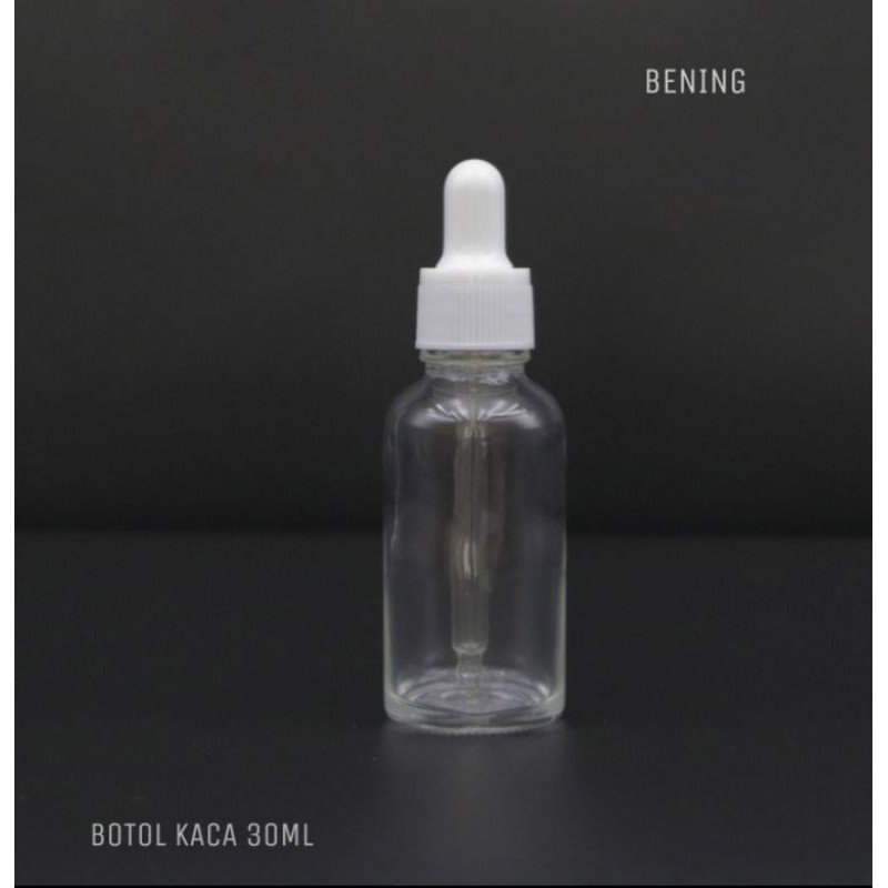 Botol kaca 30 ml - Botol pipet 30 ml - Botol serum 30 ml