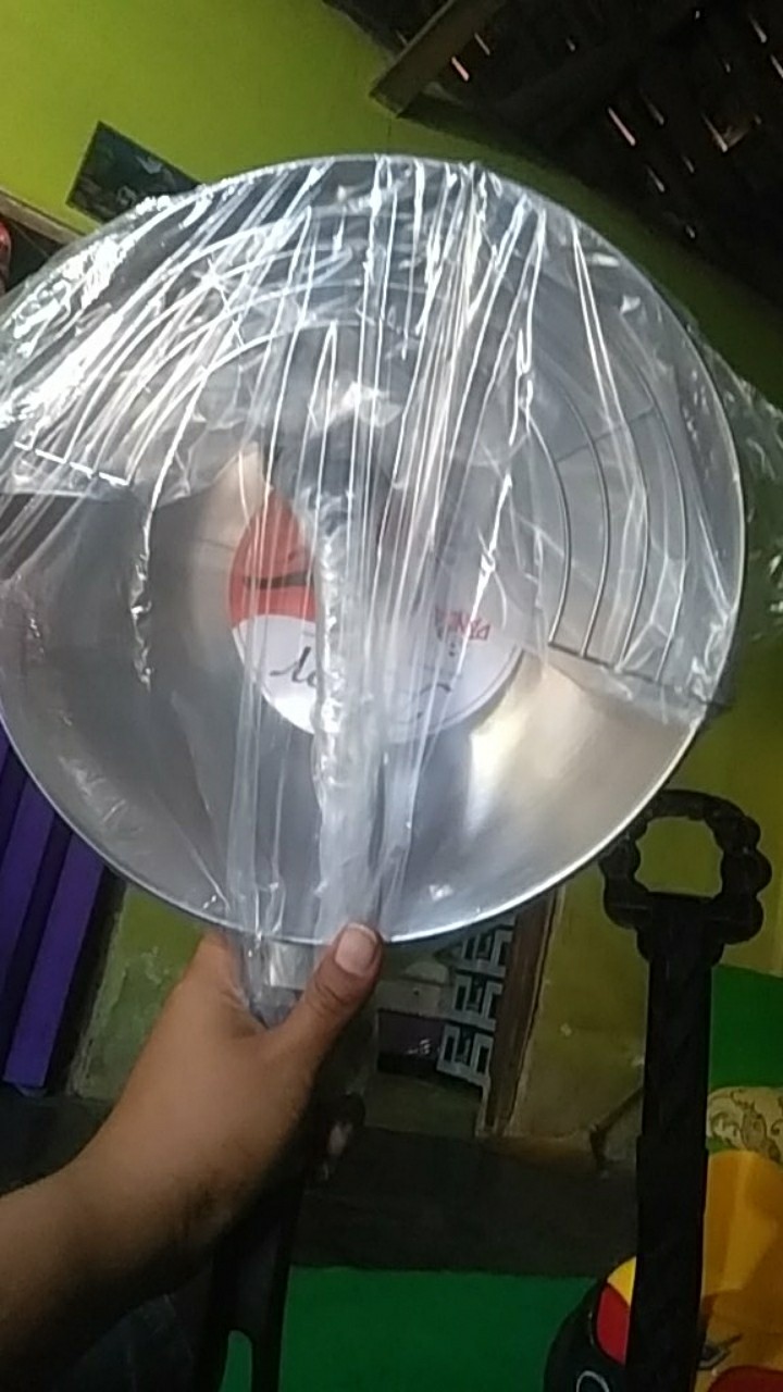 Wajan Cekung Maspion Stainless Free Spatula & Tempura Rack Original Termurah