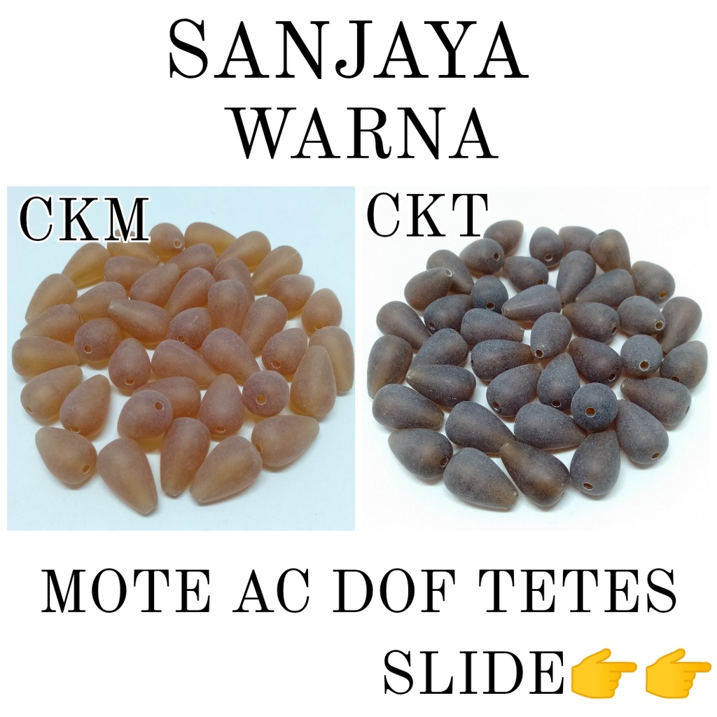 MANIK DOF / MOTE DOF / MANIK TETES / MOTE TETES / MANIK DOF TETES / MUTIARA DOF TETES 10X15