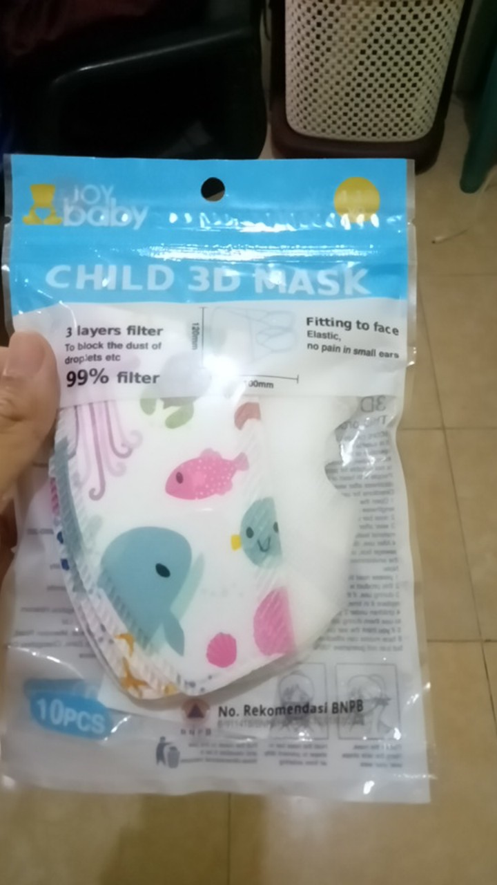 Masker Anak Kids Duckbill Motif 3ply Surgical Mask 4-12 Th - Ready Stock