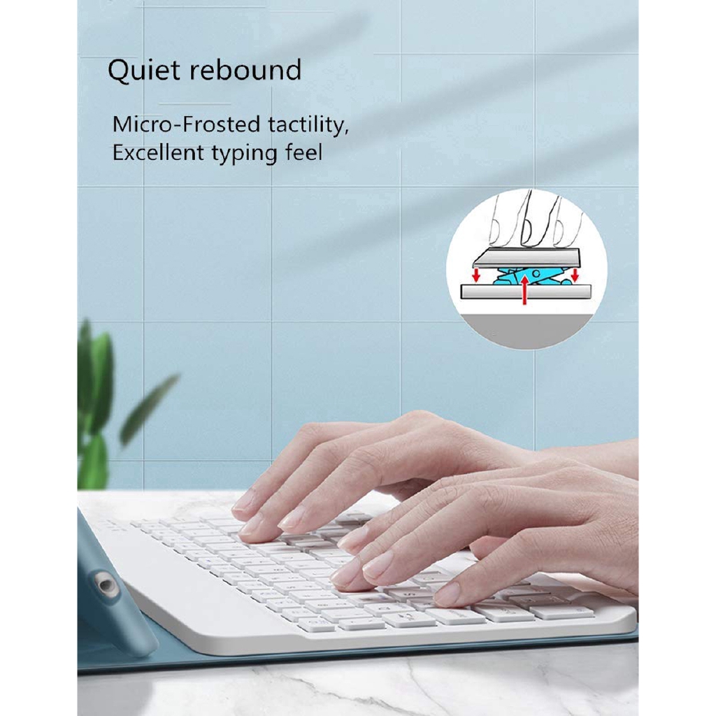 【Beli dua diskon 20%】 Goojodoq Casing Smart Keyboard Bluetooth Untuk For Ipad 10.2 2019 For Smart Phone