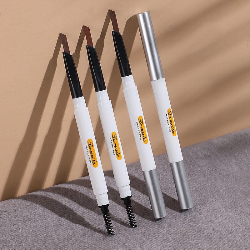 LAMEILA EYEBROW NEW ~ PENSIL ALIS PUTAR BERKEPALA DUA ~ TIDAK MUDAH LUNTUR 804