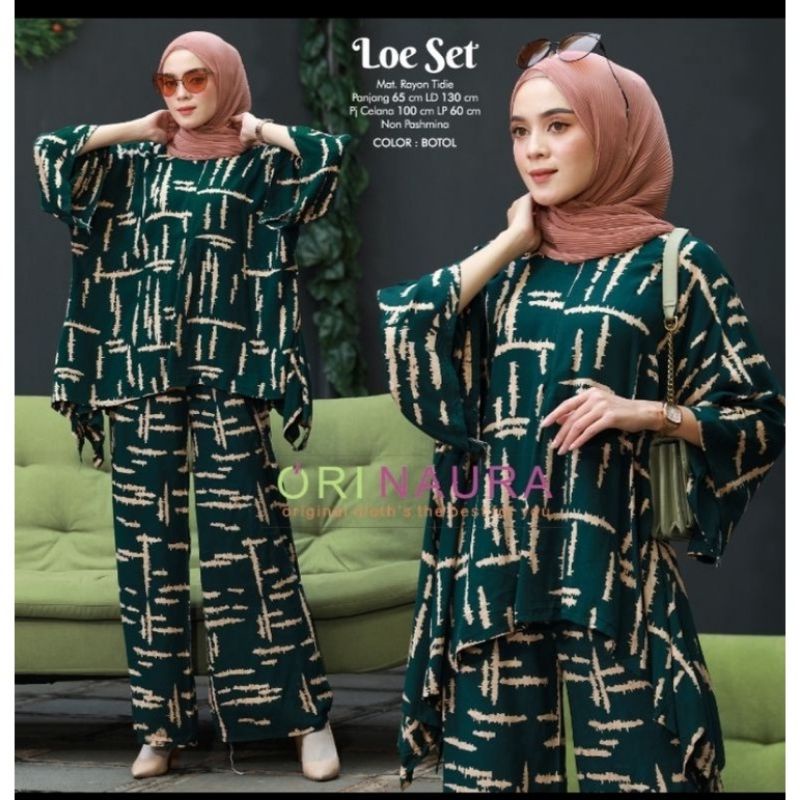 Lafa Set&quot; One Set Jumbo Wanita Kasual Elegan