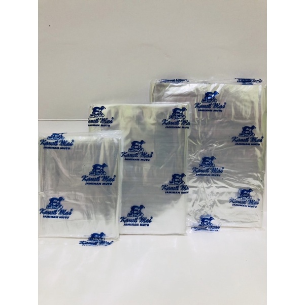 Plastik Bening Kancil Mas ukuran 1/4 , 1/2 dan 1kg