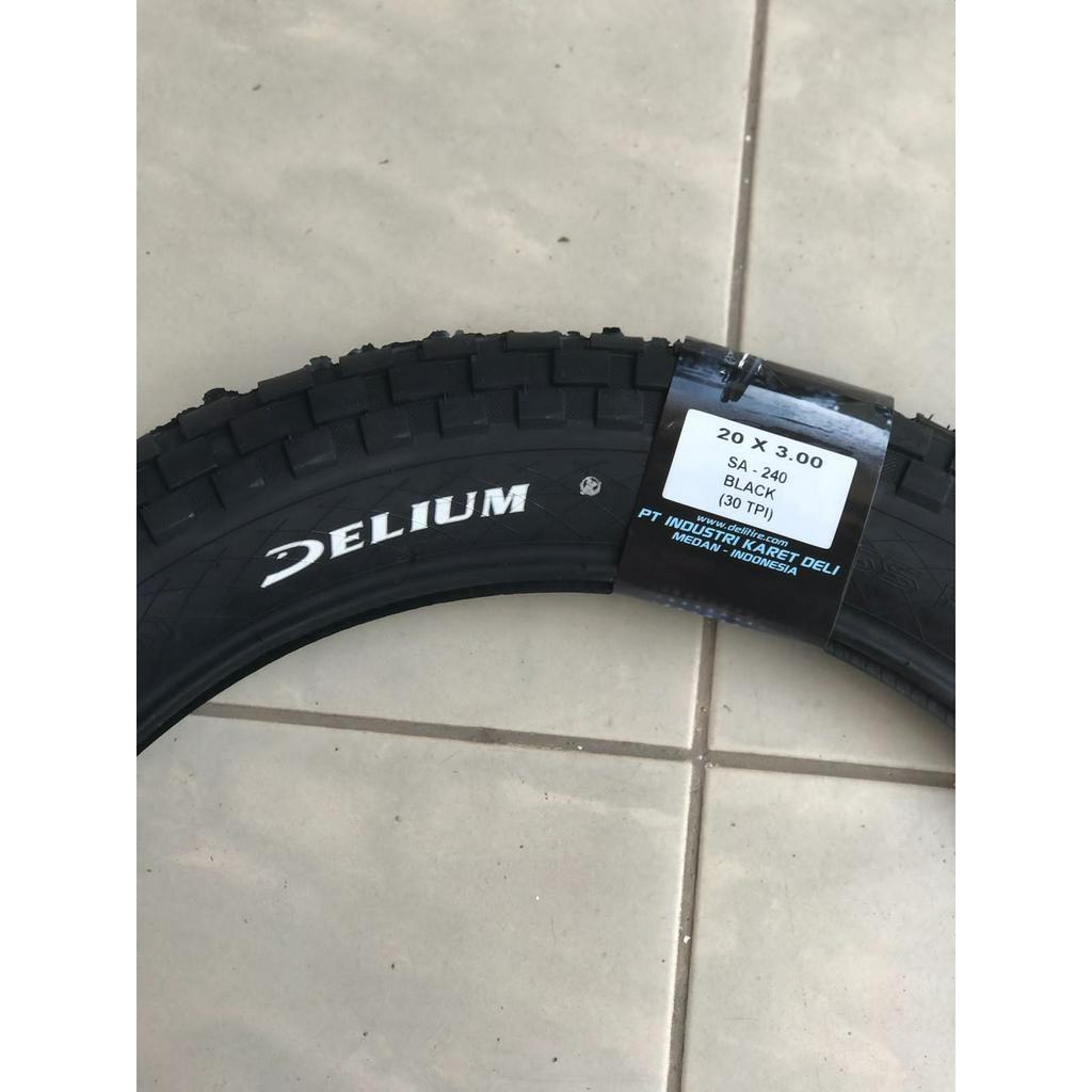 Ban Luar Sepeda 20 x 3.0 DELIUM BMX MTB FAT BIKE BAN BESAR JUMBO