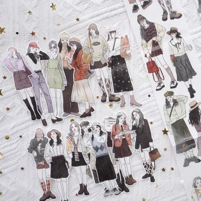 

(BISA COD) Jennyuanzi Girls Collection Washi Tape GRATIS ONGKIR Kode 697