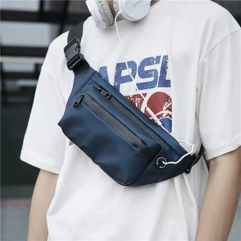 Tas Selempang Pria Tas Pinggang Tas Anti Air Waistbag POLO AMSTAR Original