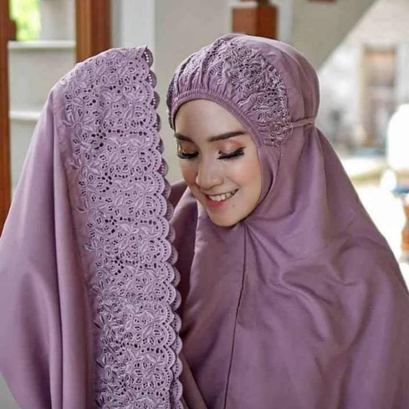 Mukena Dewasa Khodijah Fee Tas Cantik Mukenah Khadijah Jumbo Bahan Katun Premium Adem  Termurah