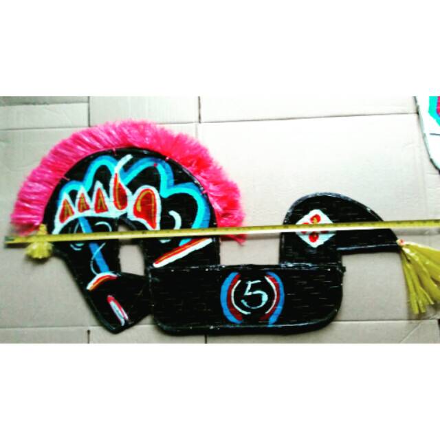 Kuda lumping SD 88cm dan cambuk jaranan kepang jatil