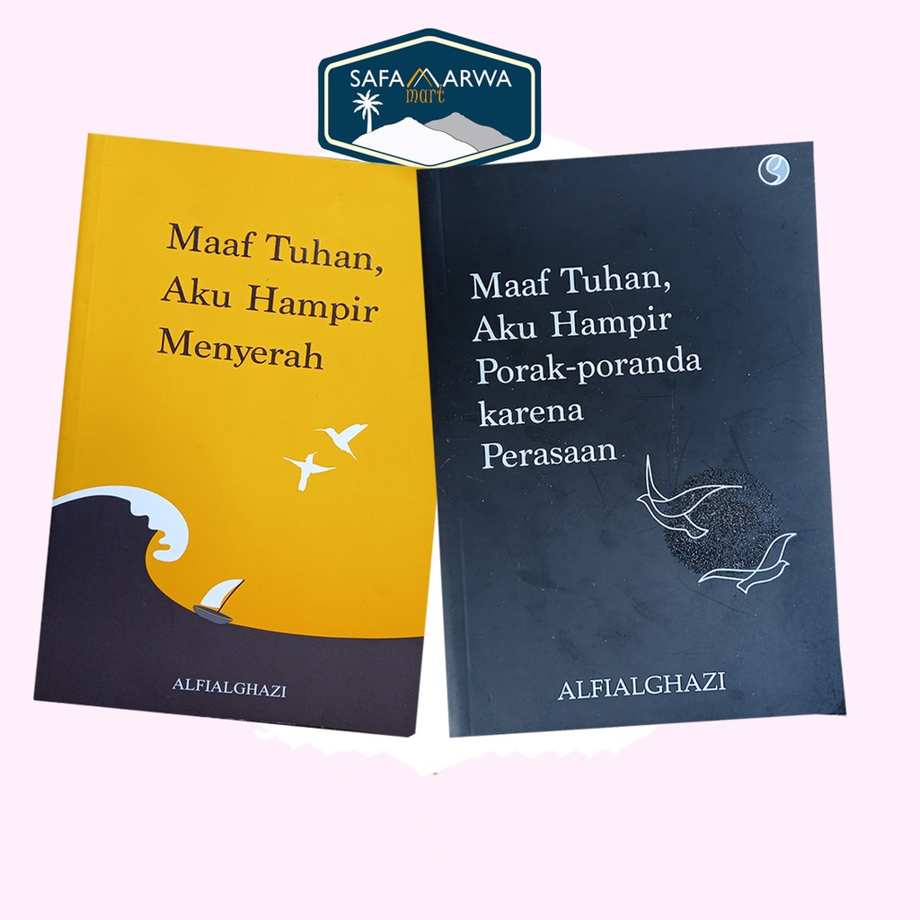 BUKU MOTIVASI ISLAMI MAAF TUHAN AKU HAMPIR MENYERAH (ORIGINAL)-MAAF TUHAN + PORANDA