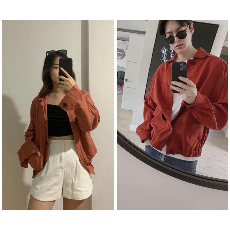 Semi jaket wanita bomber trend