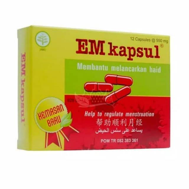 (Original) Em kapsul 12 kapsul Exp Lama Termurah