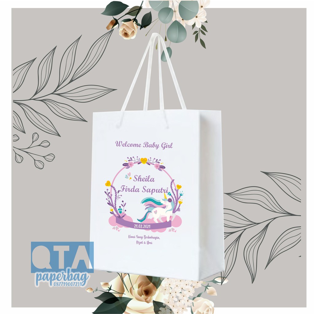 

Paperbag Custom Full Collor 15x5x20