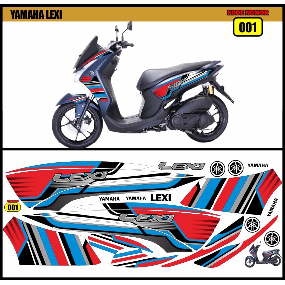 STRIPING VARIASI YAMAHA LEXI