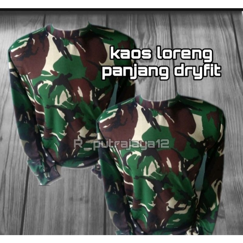 KAOS LORENG DRYFIT MALVINAS TNI