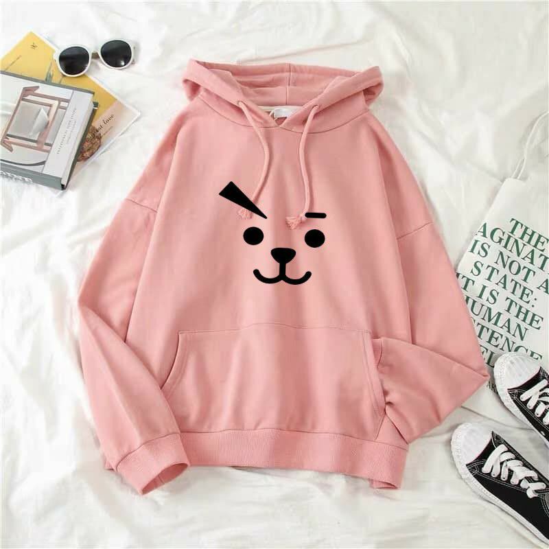 S - XXXXXXL(6XL) Hoodie BT21 RJ KOYA CHIMMY MANG COOKY VAN TATA SHOOKY semua Karakter Idol Oversize S M L XL XXL 3XL 4XL XXXXXL 5XL Hoodie Jumper Cute Kpop Boneka Chibi BIGSIZE Jumbo